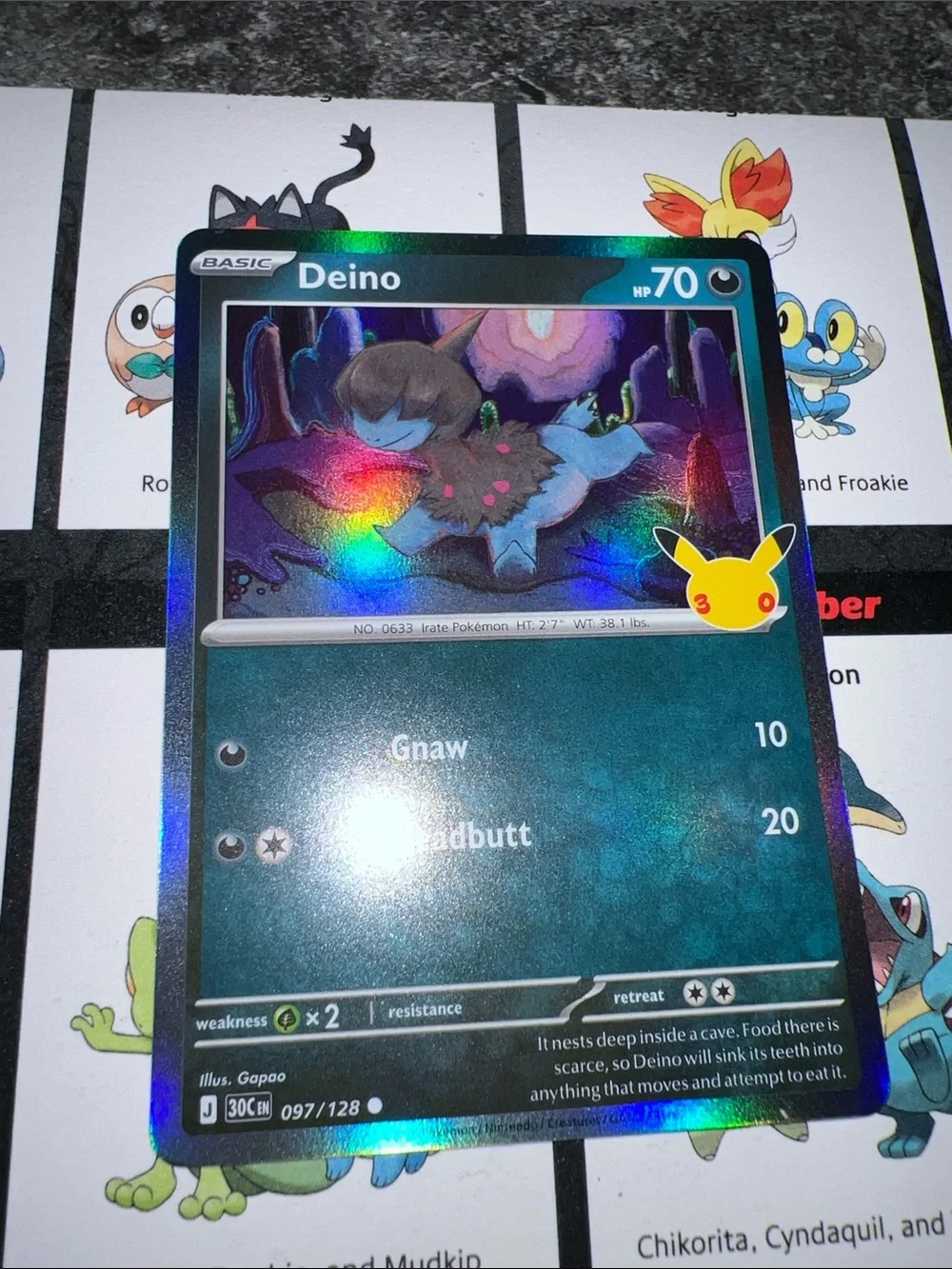 Pokemon holographic deino